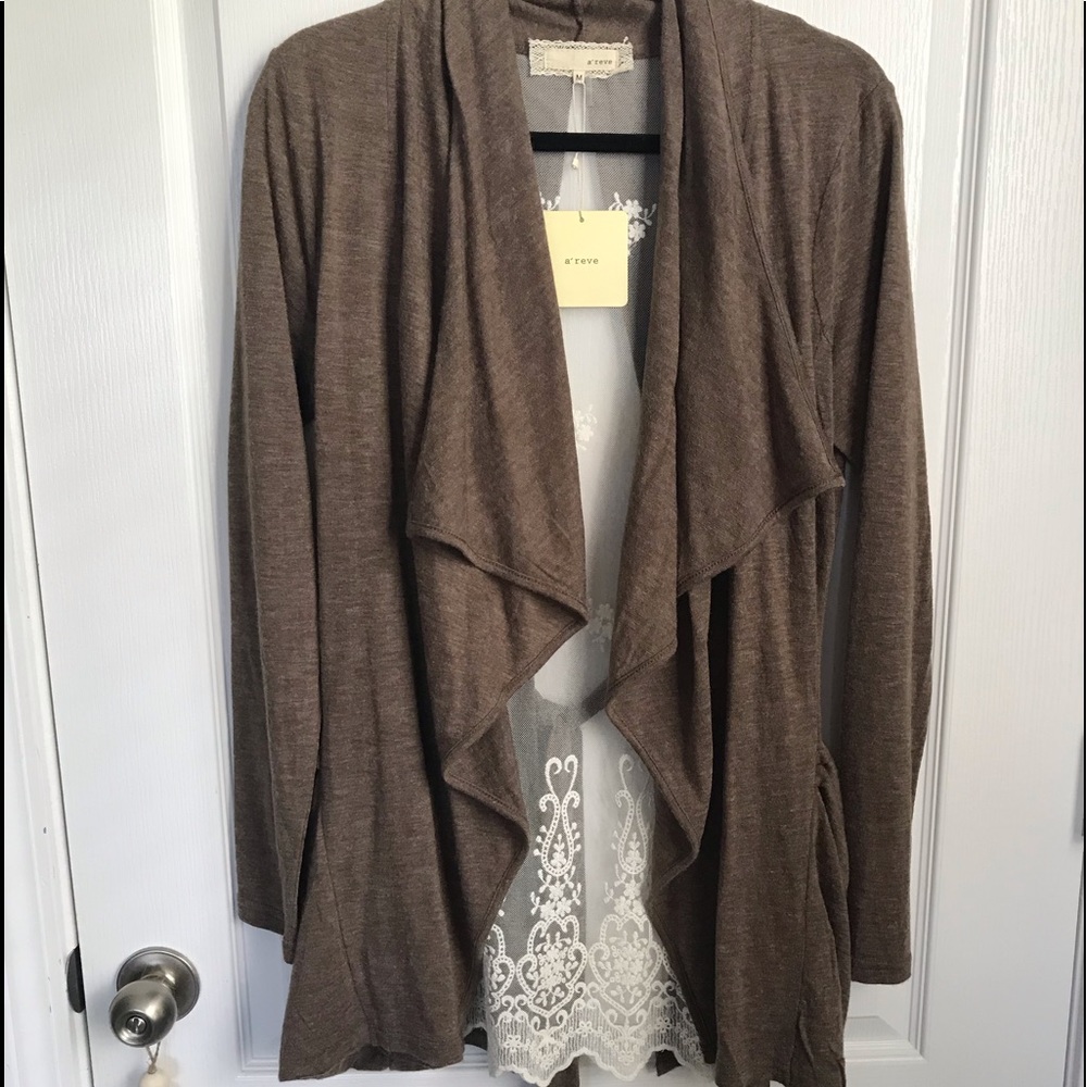 Areve Open Cardigan NWT
